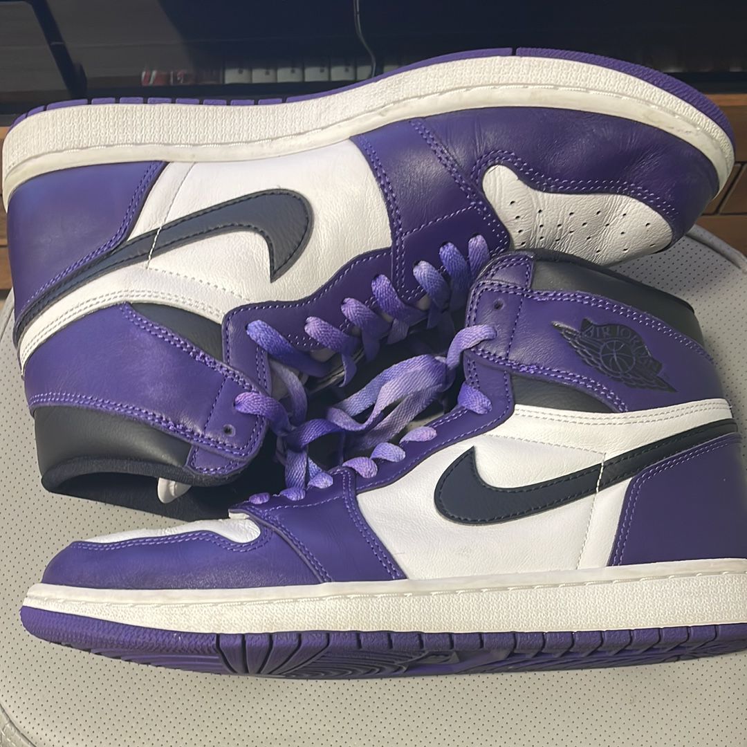 Nike Air Jordan 1 Retro High OG "Court Purple White/Black" (2020)   
