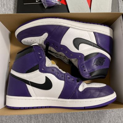 Nike Air Jordan 1 Retro High OG "Court Purple White/Black" (2020)