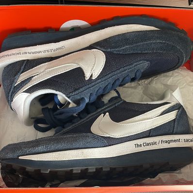 Fragment × sacai × Nike LD Waffle "Blackended Blue"