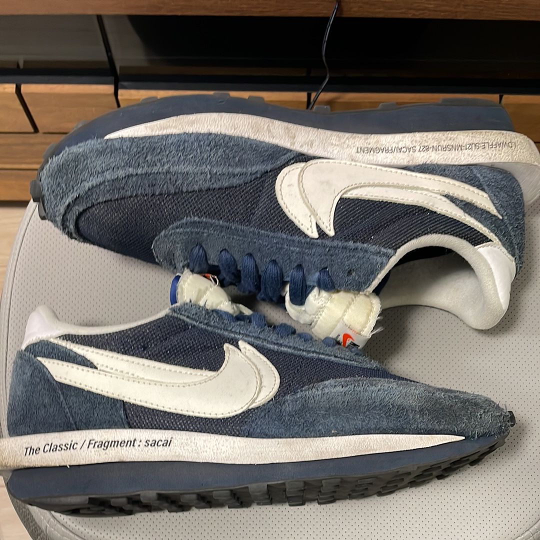 Fragment × sacai × Nike LD Waffle "Blackended Blue"