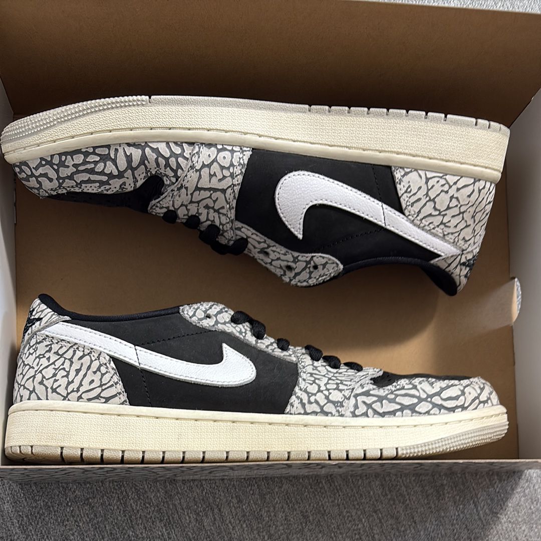 Nike Air Jordan 1 Retro Low OG "Black Cement"