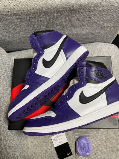 Nike Air Jordan 1 Retro High OG "Court Purple White/Black" (2020)