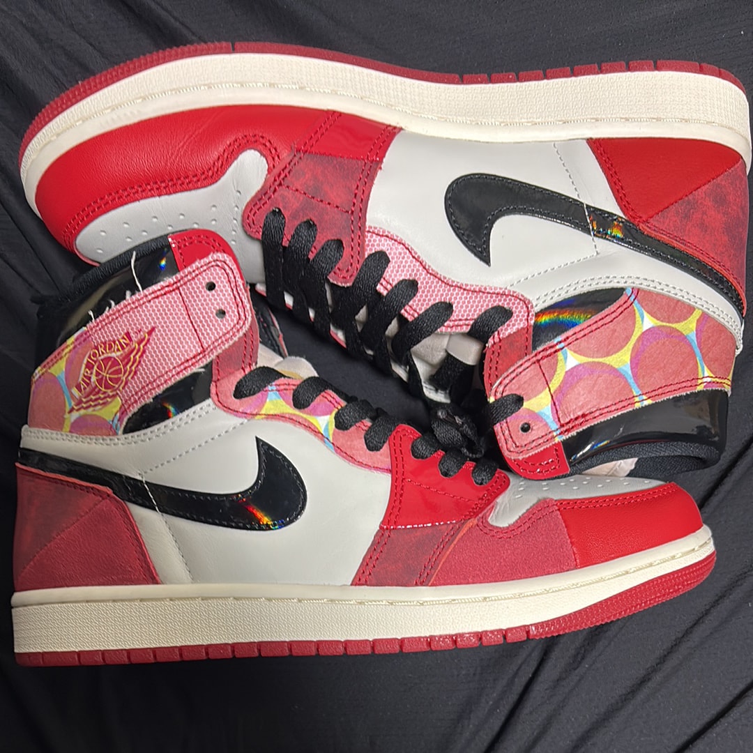Spider-Man × Nike Air Jordan 1 Retro High OG SP "Spider-Man: Across the Spider-Verse/University Red"