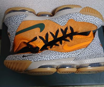 atmos × Nike LeBron 16 Low "Safari" (CD9471-800/CI3358-800)