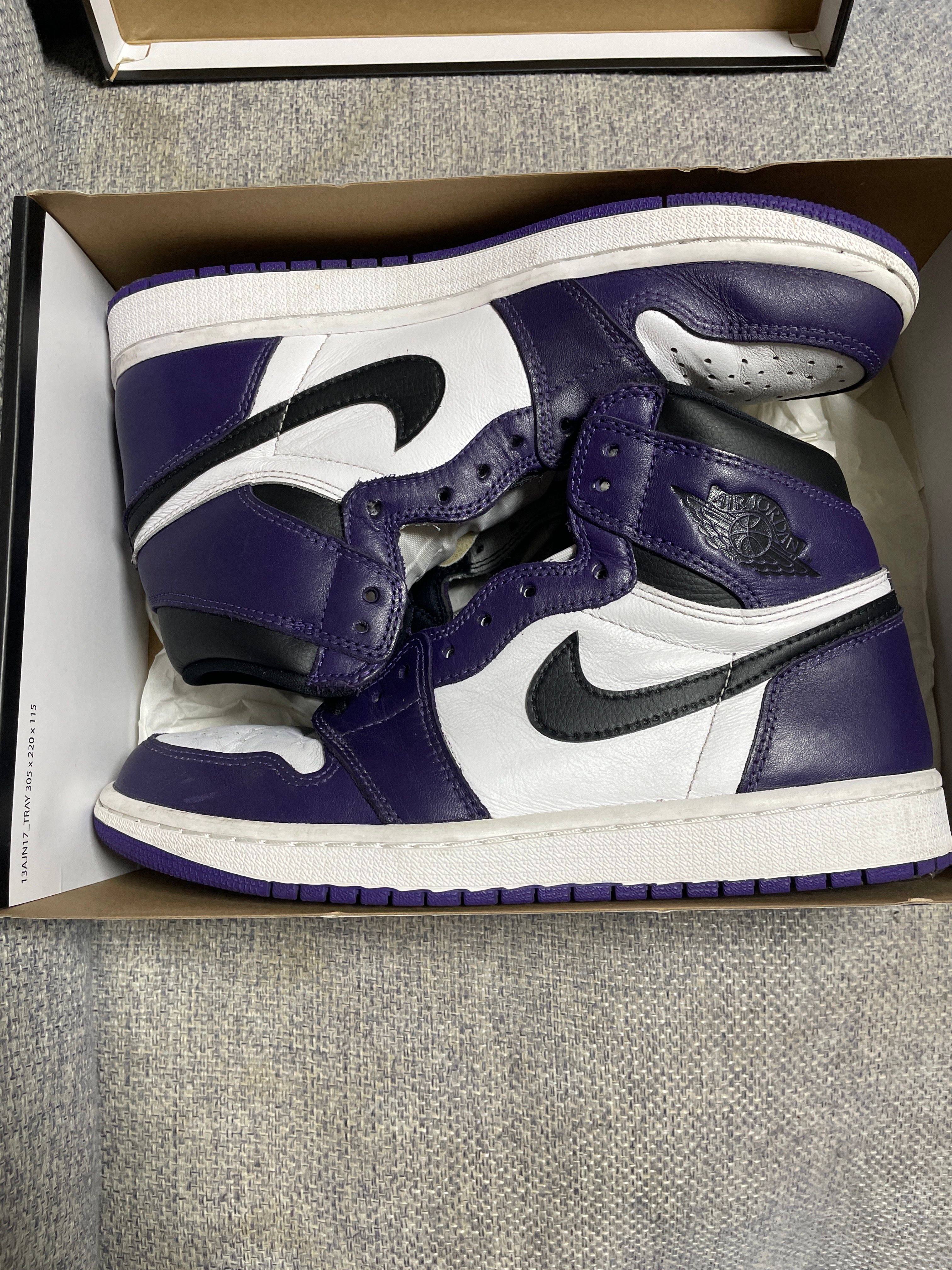 Nike Air Jordan 1 Retro High OG "Court Purple White/Black" (2020)   
