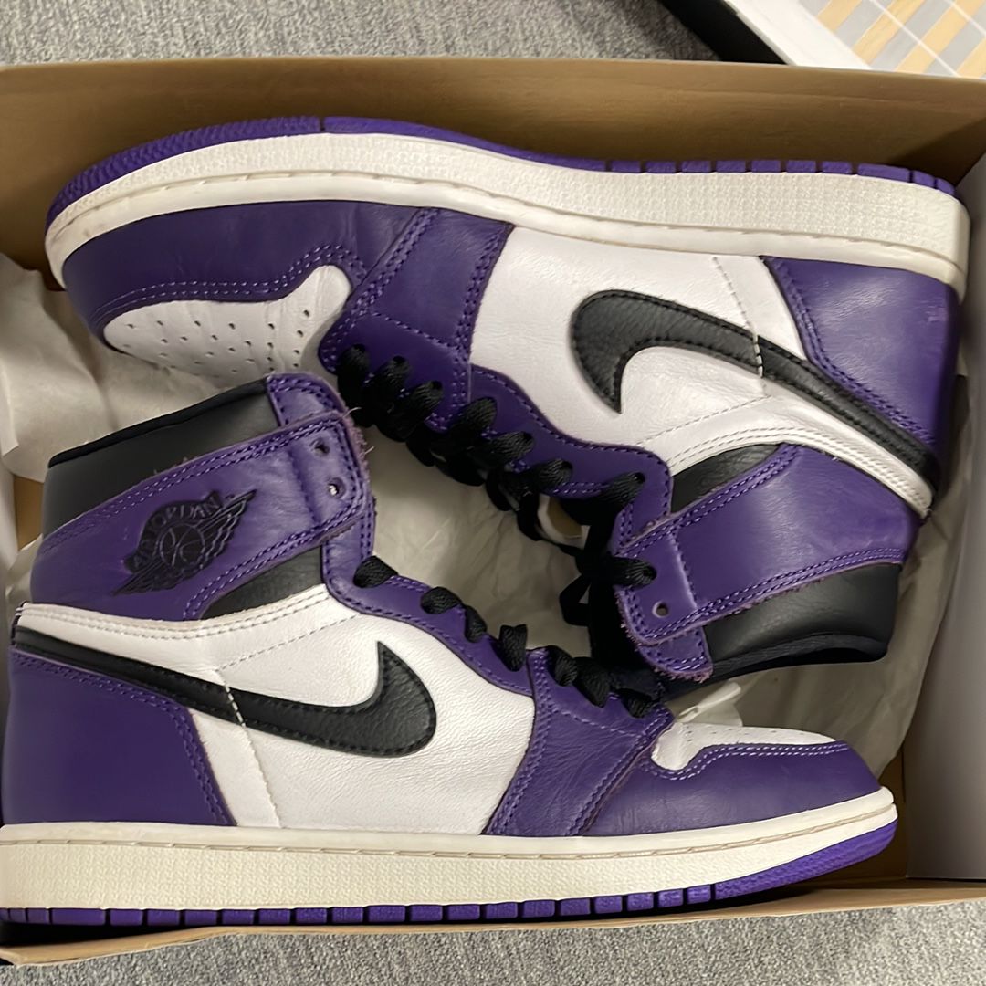 Nike Air Jordan 1 Retro High OG "Court Purple White/Black" (2020)   