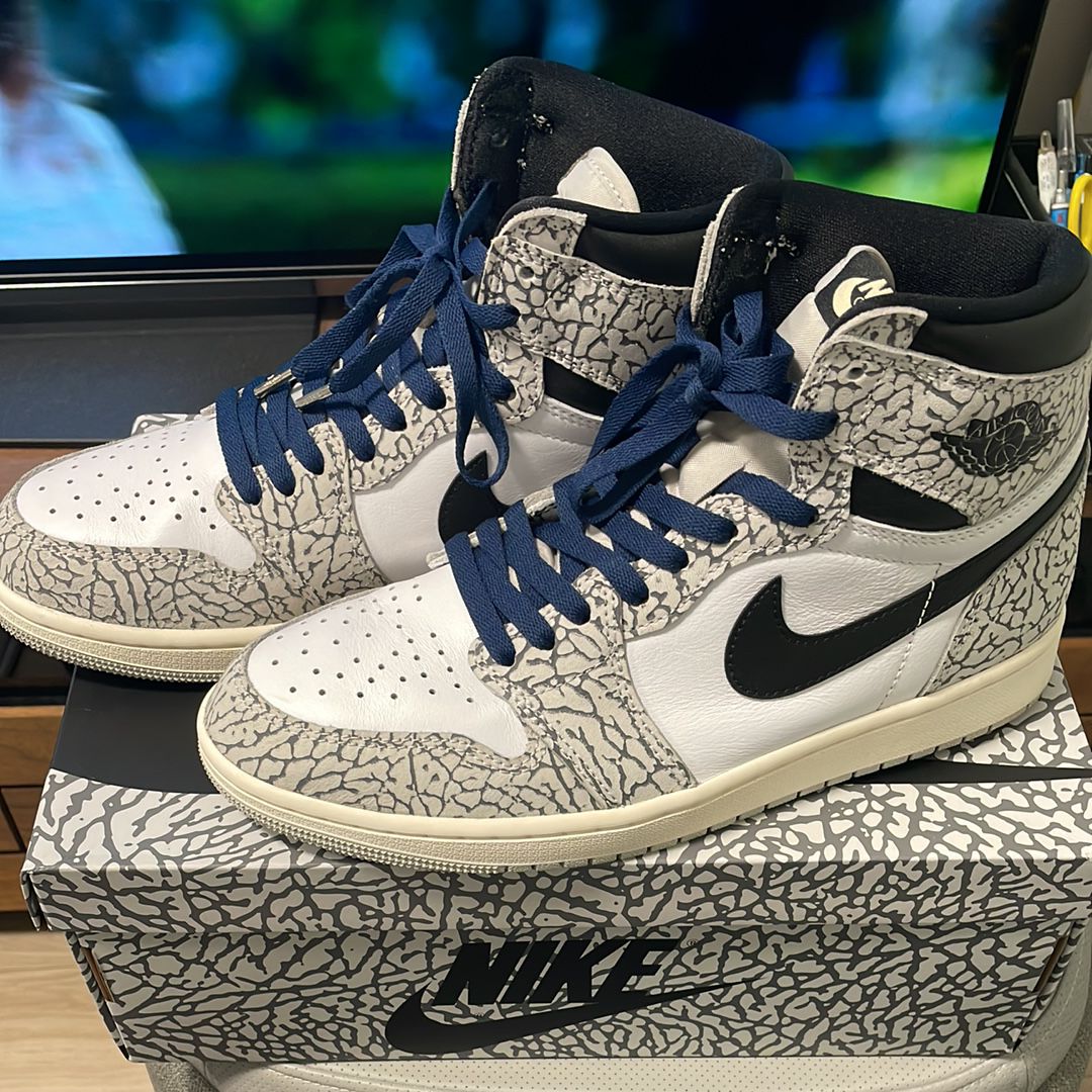 Nike Air Jordan 1 High OG "White Cement/Safari"