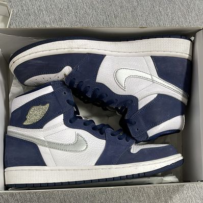 Nike Air Jordan 1 High OG CO.JP "White/Midnight Navy" (2020)(ブリーフケースなし)