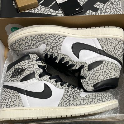 Nike Air Jordan 1 High OG "White Cement/Safari"