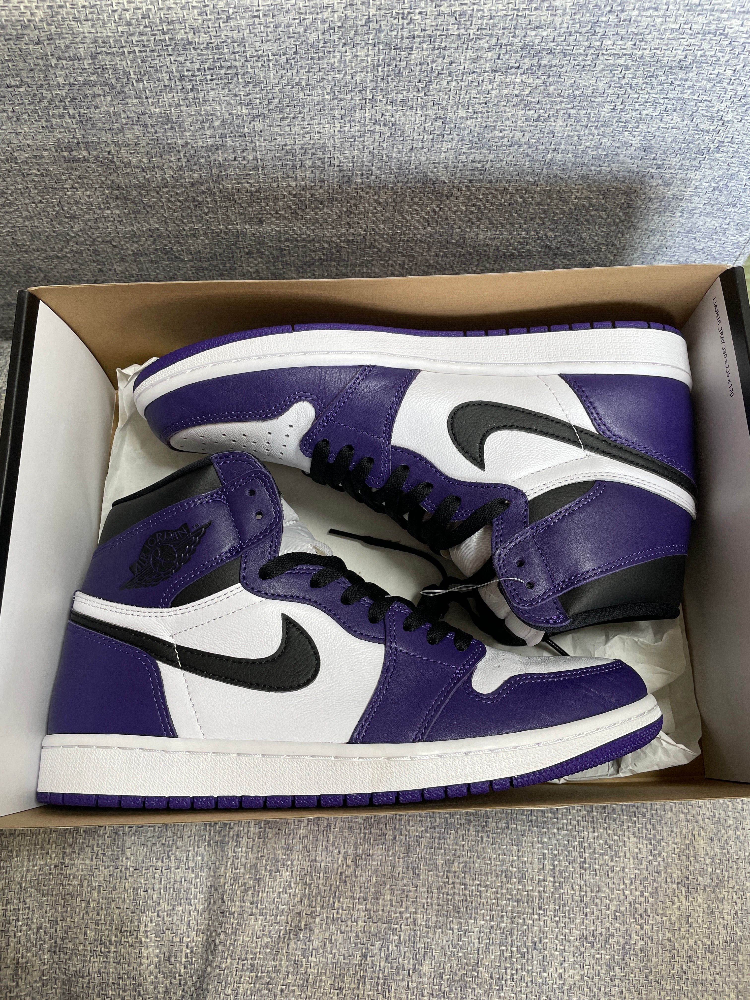 Nike Air Jordan 1 Retro High OG "Court Purple White/Black" (2020)   
