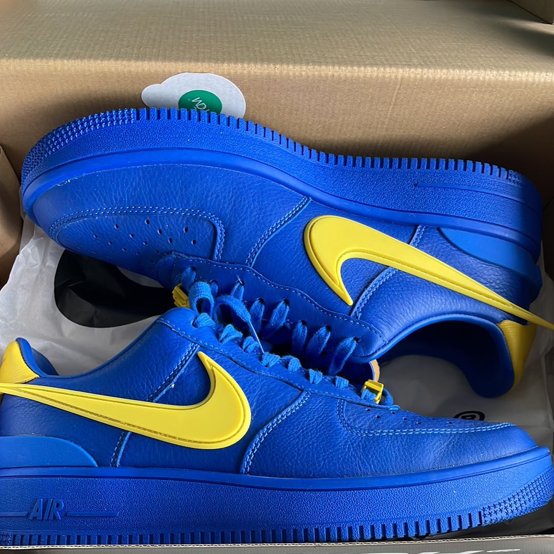 AMBUSH × Nike Air Force 1 Low "Game Royal and Vivid Sulfur"