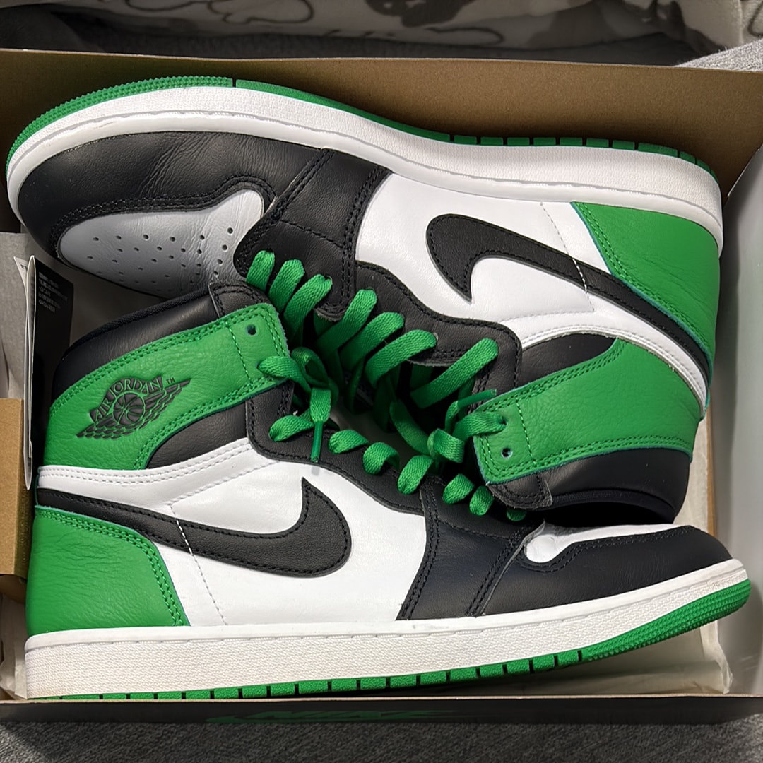 Nike Air Jordan 1 Retro High OG "Celtics/Black and Lucky Green" (2023)
