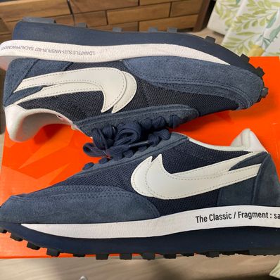 Fragment × sacai × Nike LD Waffle "Blackended Blue"