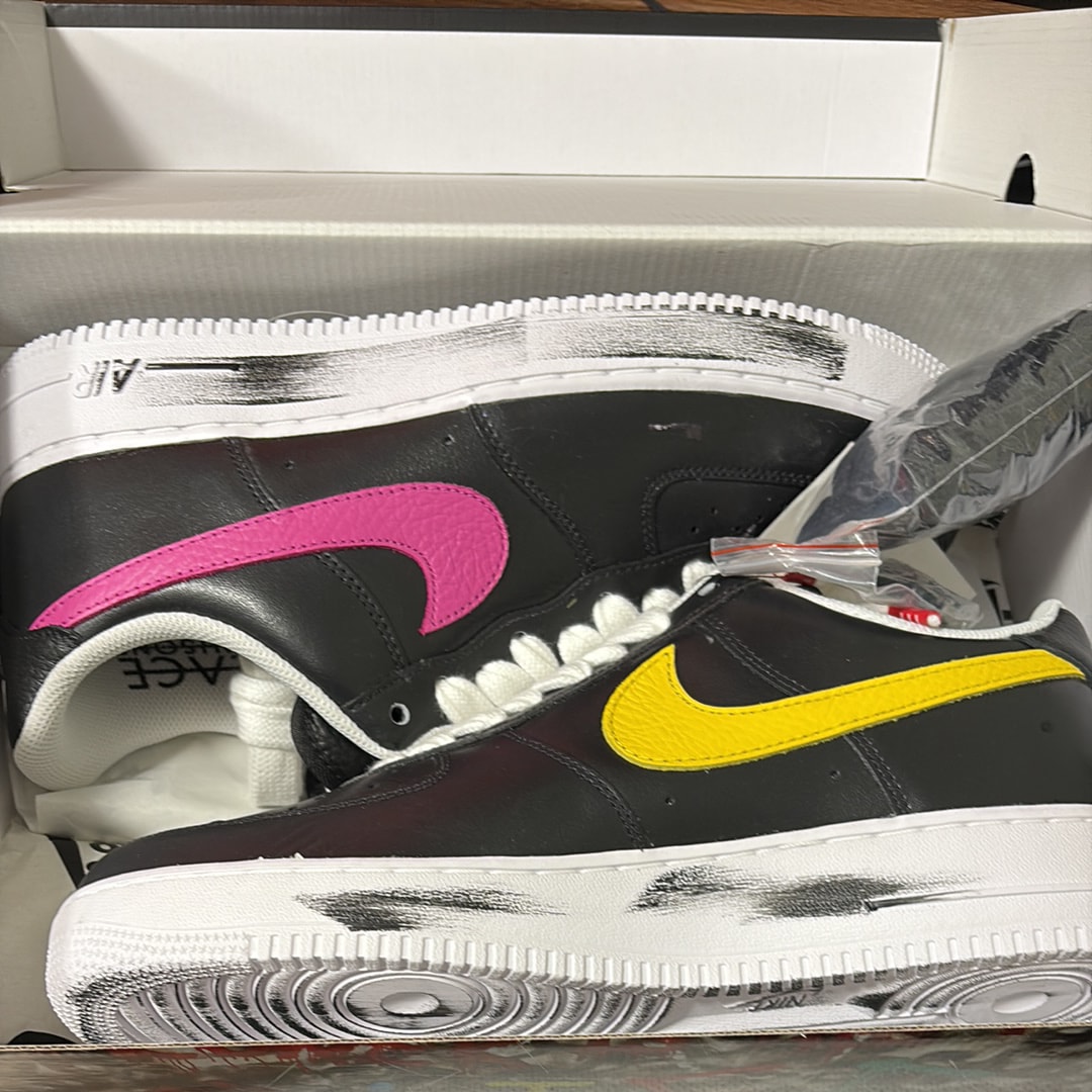 PEACEMINUSONE × Nike Air Force 1 Low '07 Para-Noise 3.0 "Black and Multi-Color" / G-DRAGON