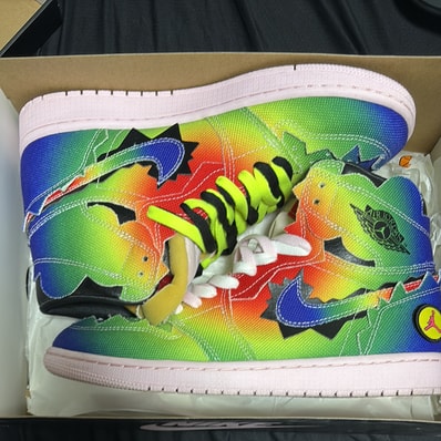 J Balvin × Nike Air Jordan 1 High OG "Rainbow"