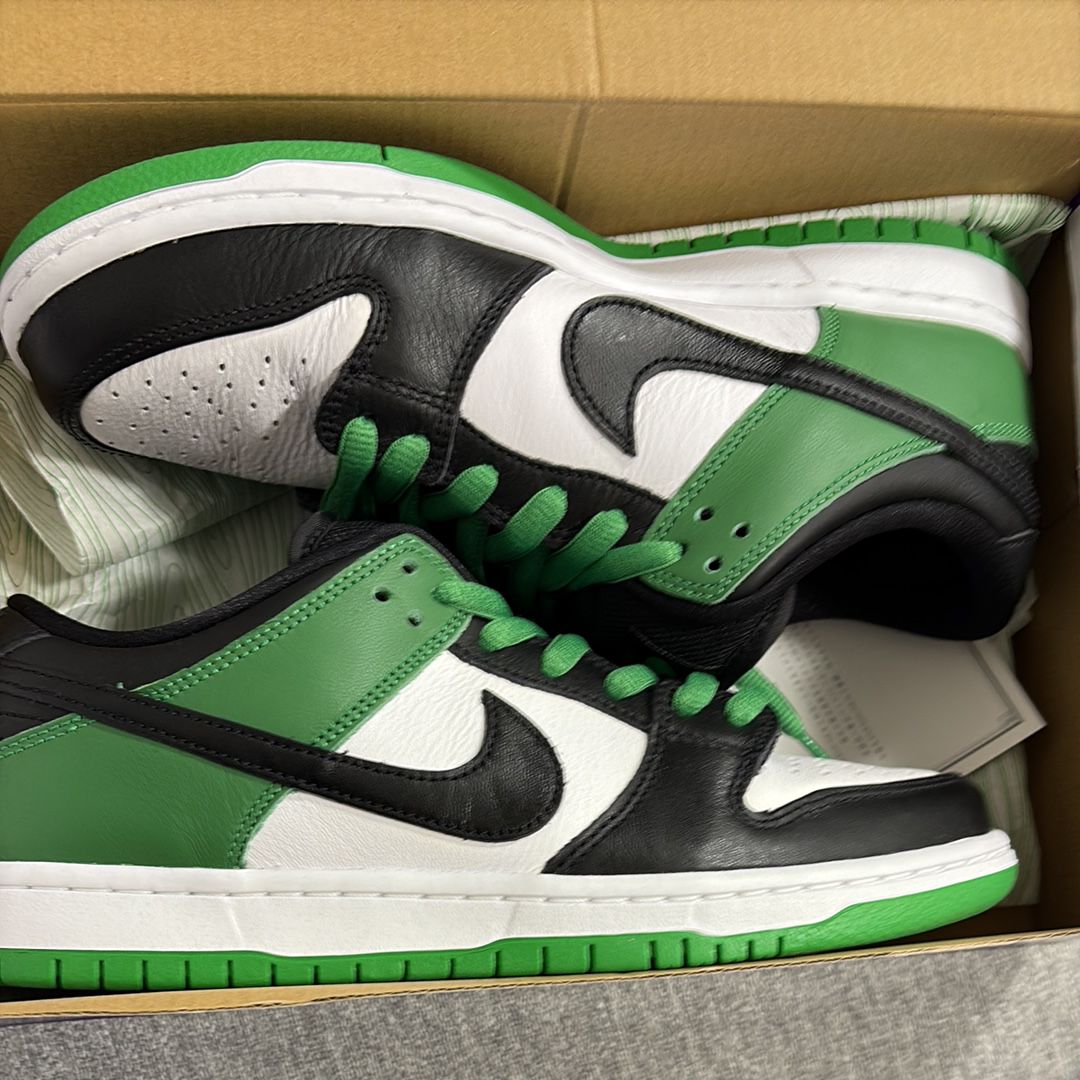 Nike SB Dunk Low Pro "Black and Classic Green"