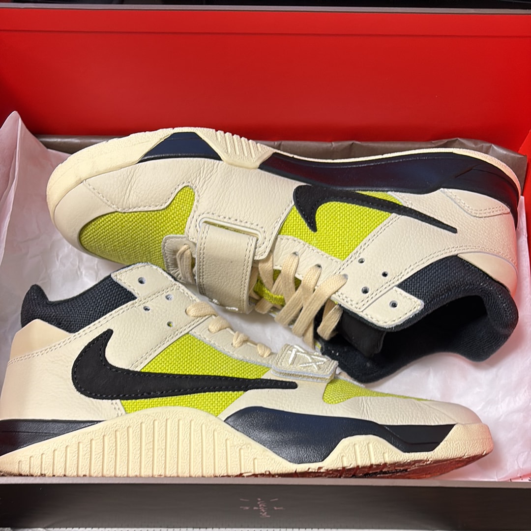 Travis Scott × Nike Jordan Jumpman Jack TR CJ1 T-Rexx "Bright Cactus"
