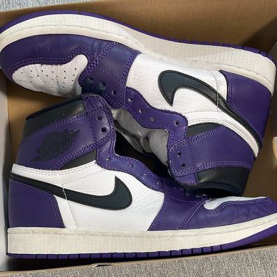 Nike Air Jordan 1 Retro High OG "Court Purple White/Black" (2020)