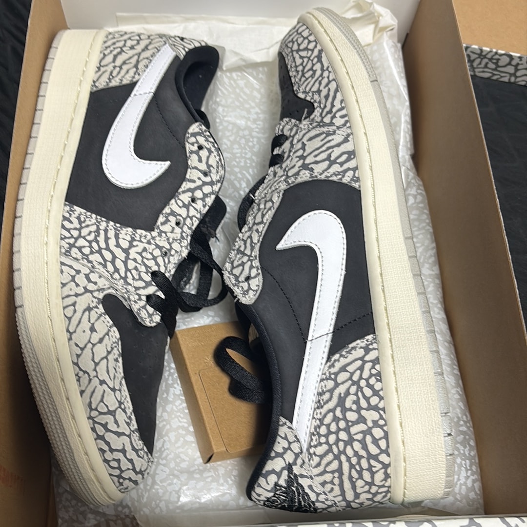 Nike Air Jordan 1 Retro Low OG "Black Cement"