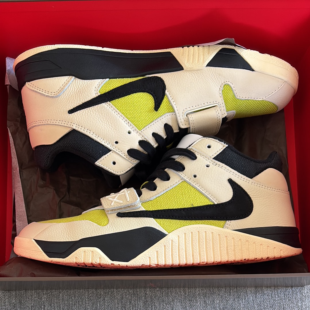 Travis Scott × Nike Jordan Jumpman Jack TR CJ1 T-Rexx "Bright Cactus"