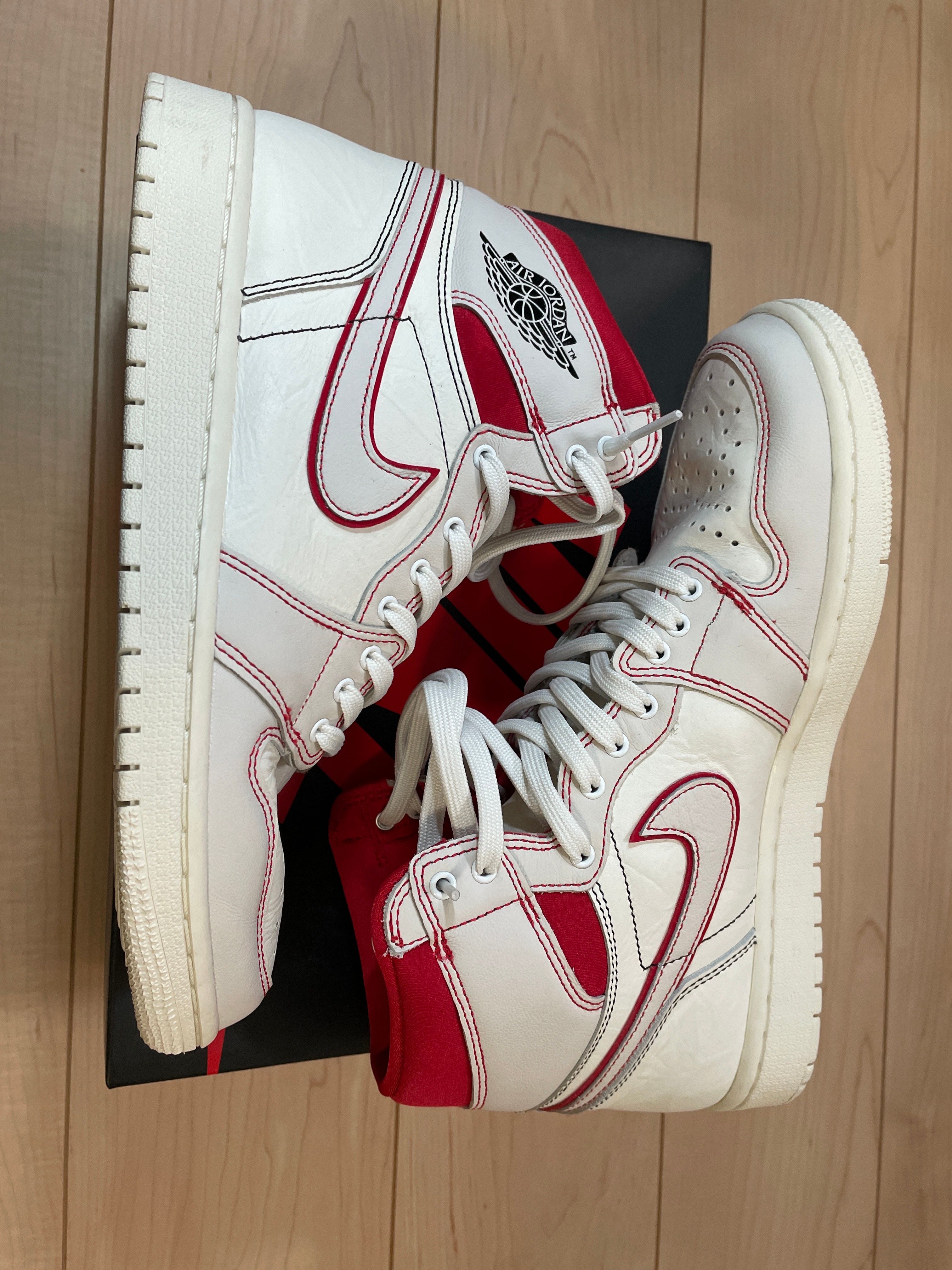 Nike Air Jordan 1 Retro High OG "Sail/University Red"     