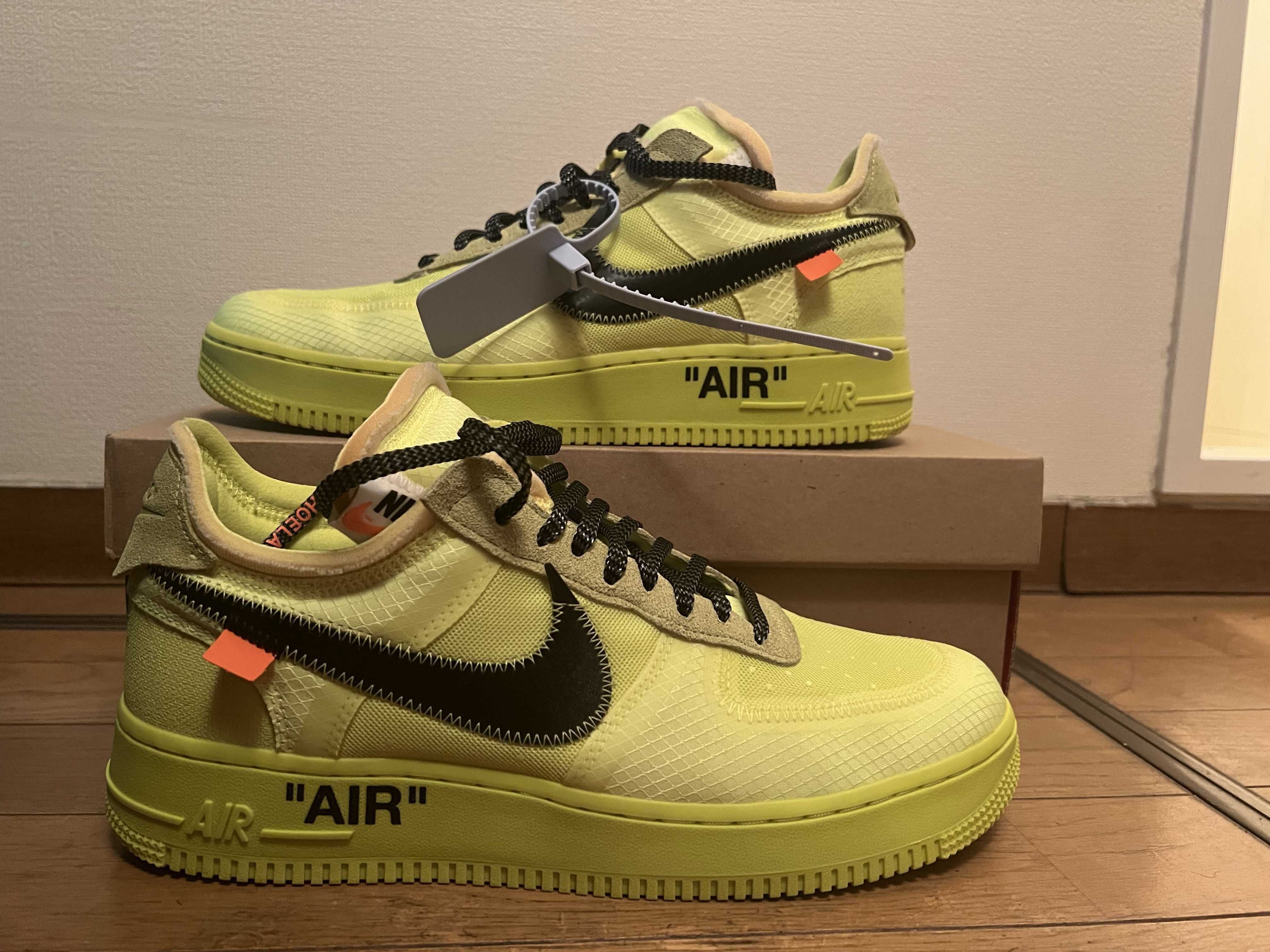 Off-White × Nike Air Force 1 Low "Volt"