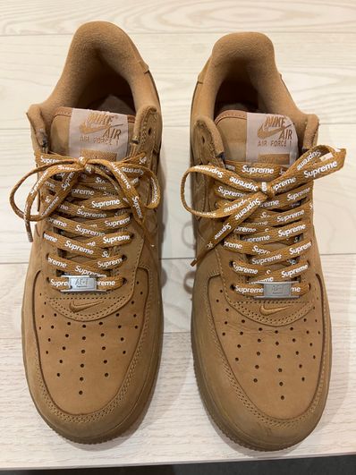 Supreme × Nike Air Force 1 Low "Flax/Wheat"