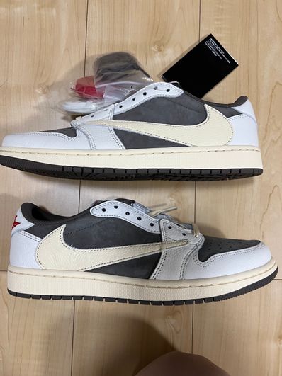 Travis Scott × Nike Air Jordan 1 Low OG SP "Reverse Mocha/Sail and Ridgerock"