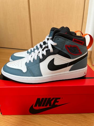 FACETASM × Nike Air Jordan 1 Mid "White/Navy"