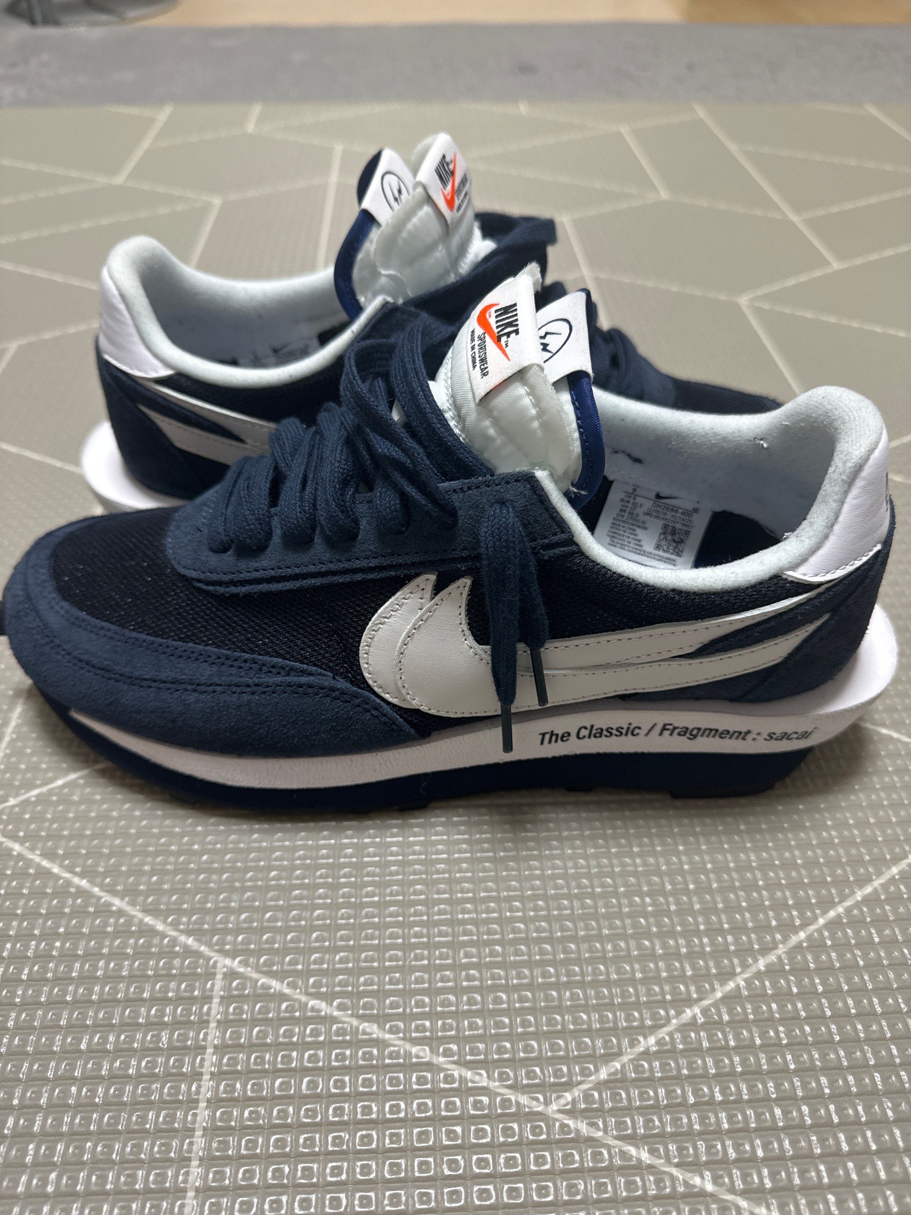 Fragment × sacai × Nike LD Waffle "Blackended Blue"
