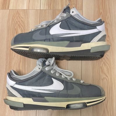 sacai × Nike Zoom Cortez "Iron Grey"