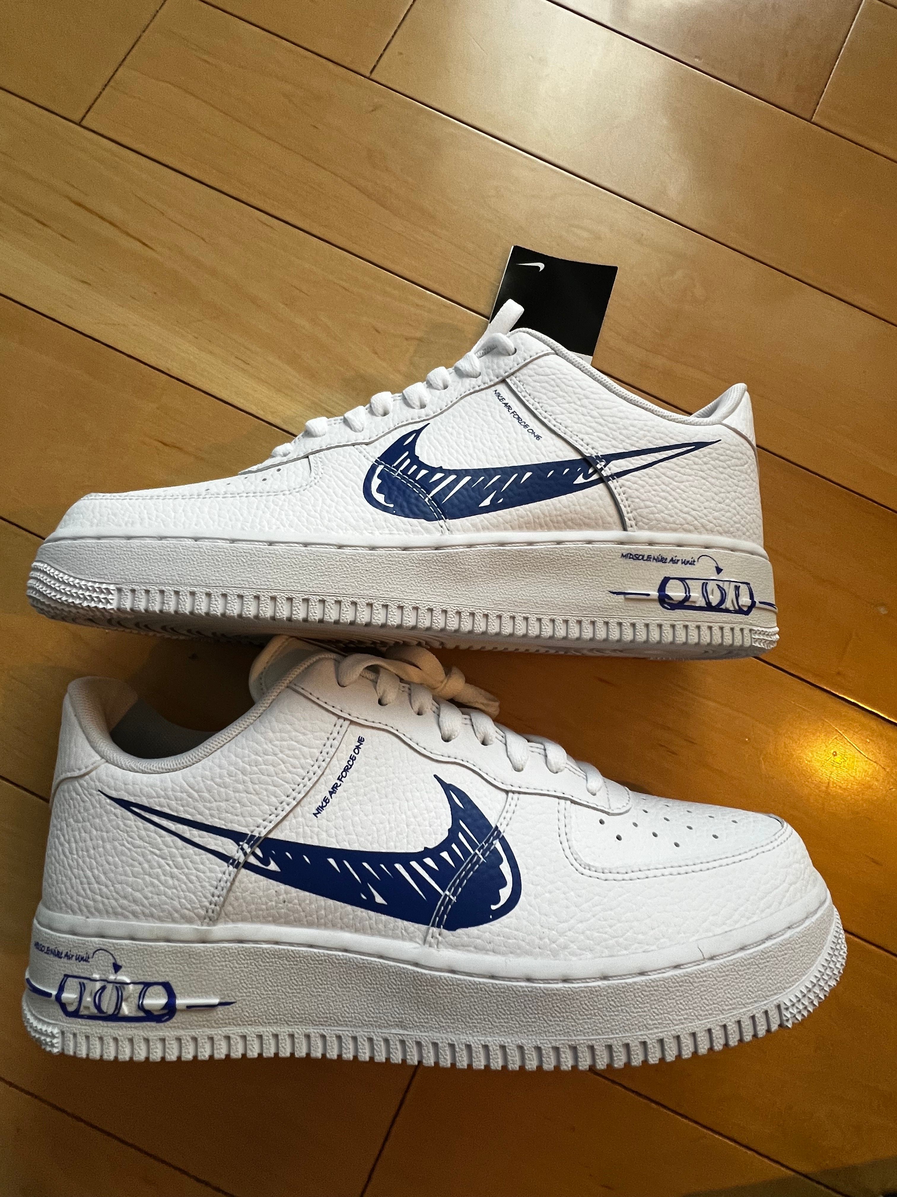 Nike Air Force 1 Low LV8 Utility "White/Blue"