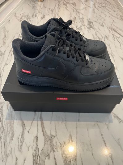Supreme × Nike Air Force 1 Low "Black"