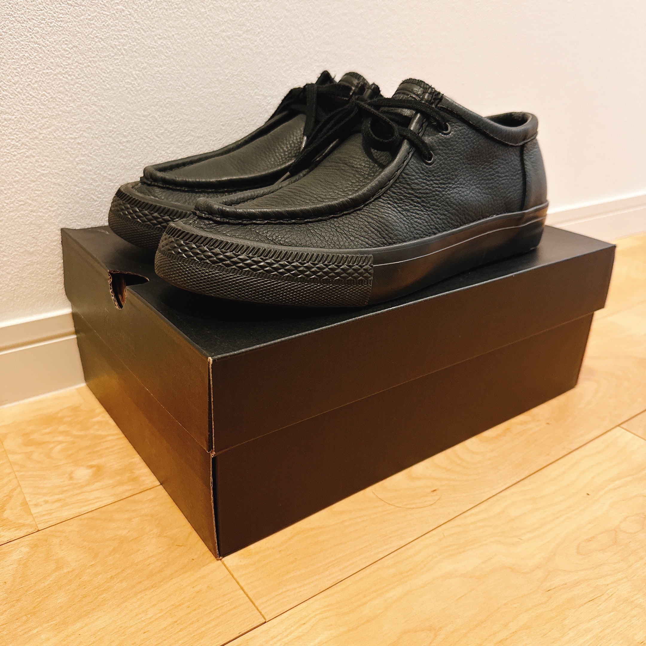 コンバース CS モカシン SK LE OX "ブラック"