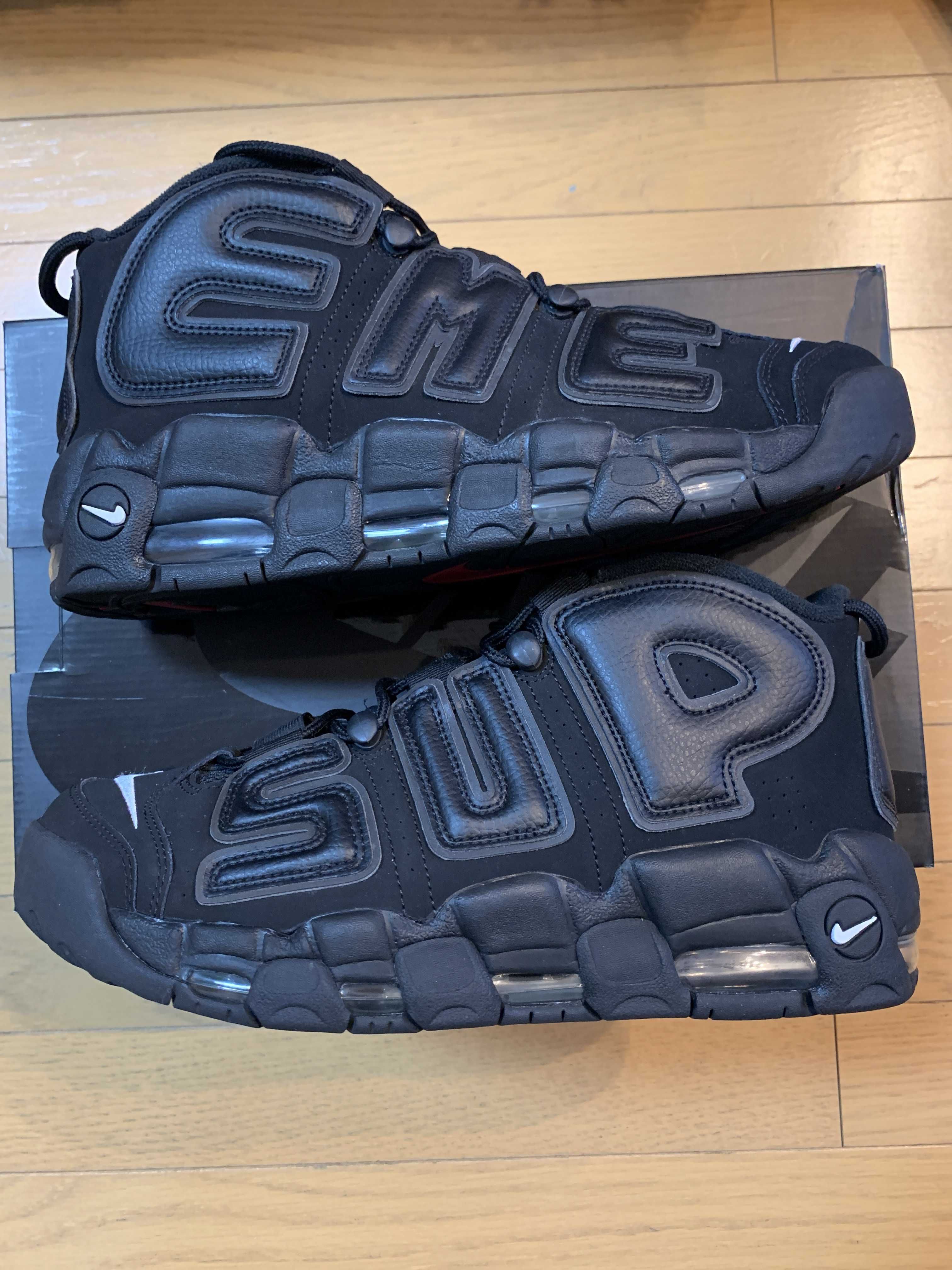 Supreme × Nike Air More Uptempo "Black"
