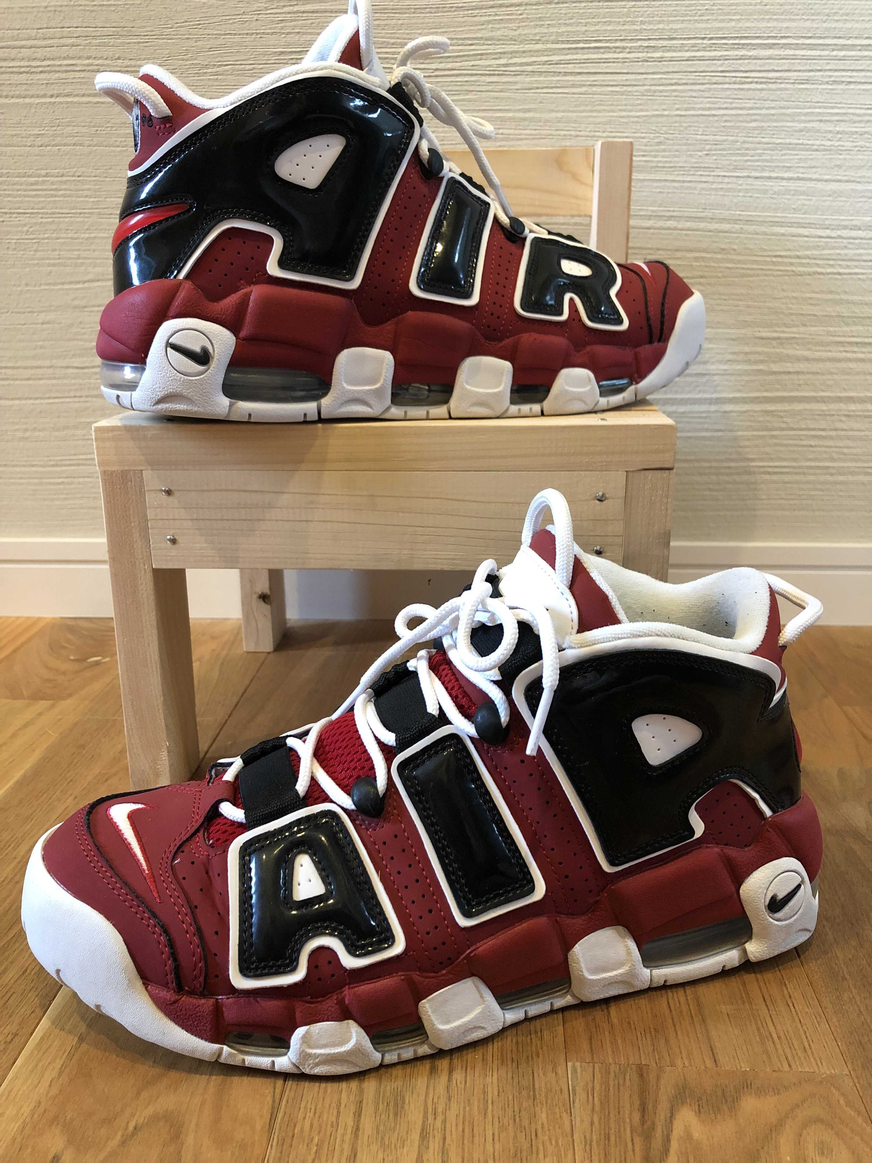 Nike Air More Uptempo ’96 "Black and Varsity Red" (2021) 