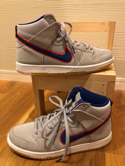 Nike SB Dunk High "Rush Blue and Team Orange/New York Mets"