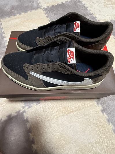 Travis Scott × Nike Air Jordan 1 Low OG SP-T "Black/Dark Mocha"