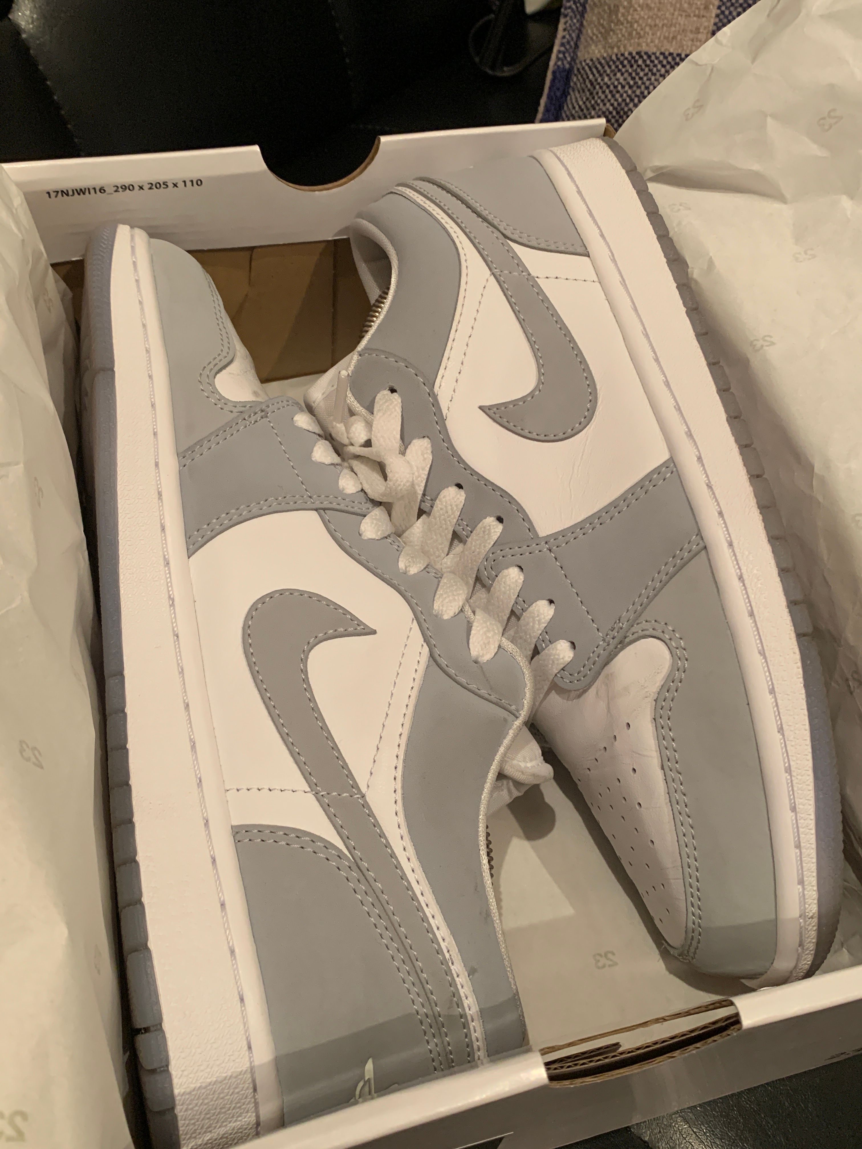 Nike Women's Air Jordan 1 Low "Wolf Grey"