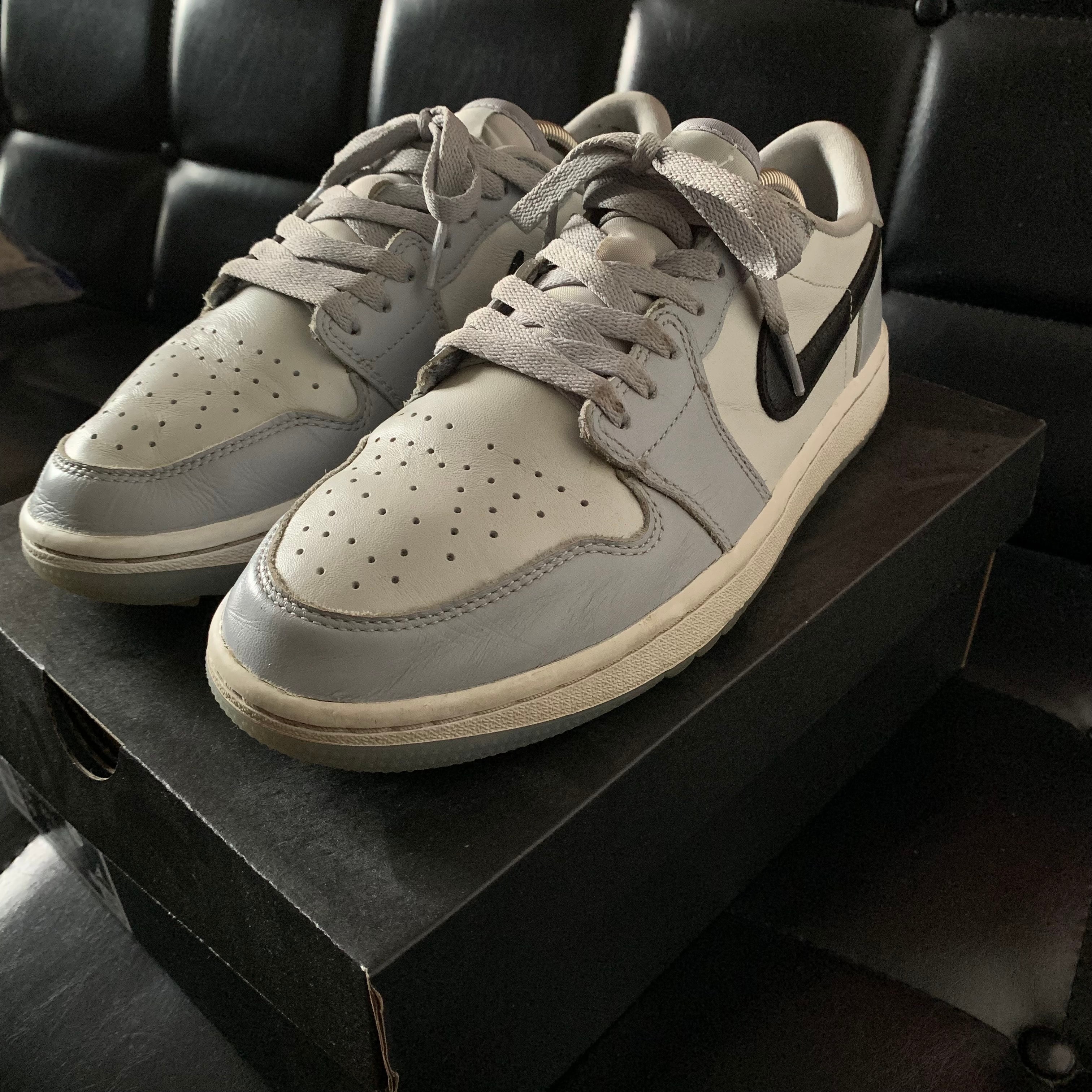Nike Air Jordan 1 Low Golf "Wolf Grey/Photon Dust/White/Black"