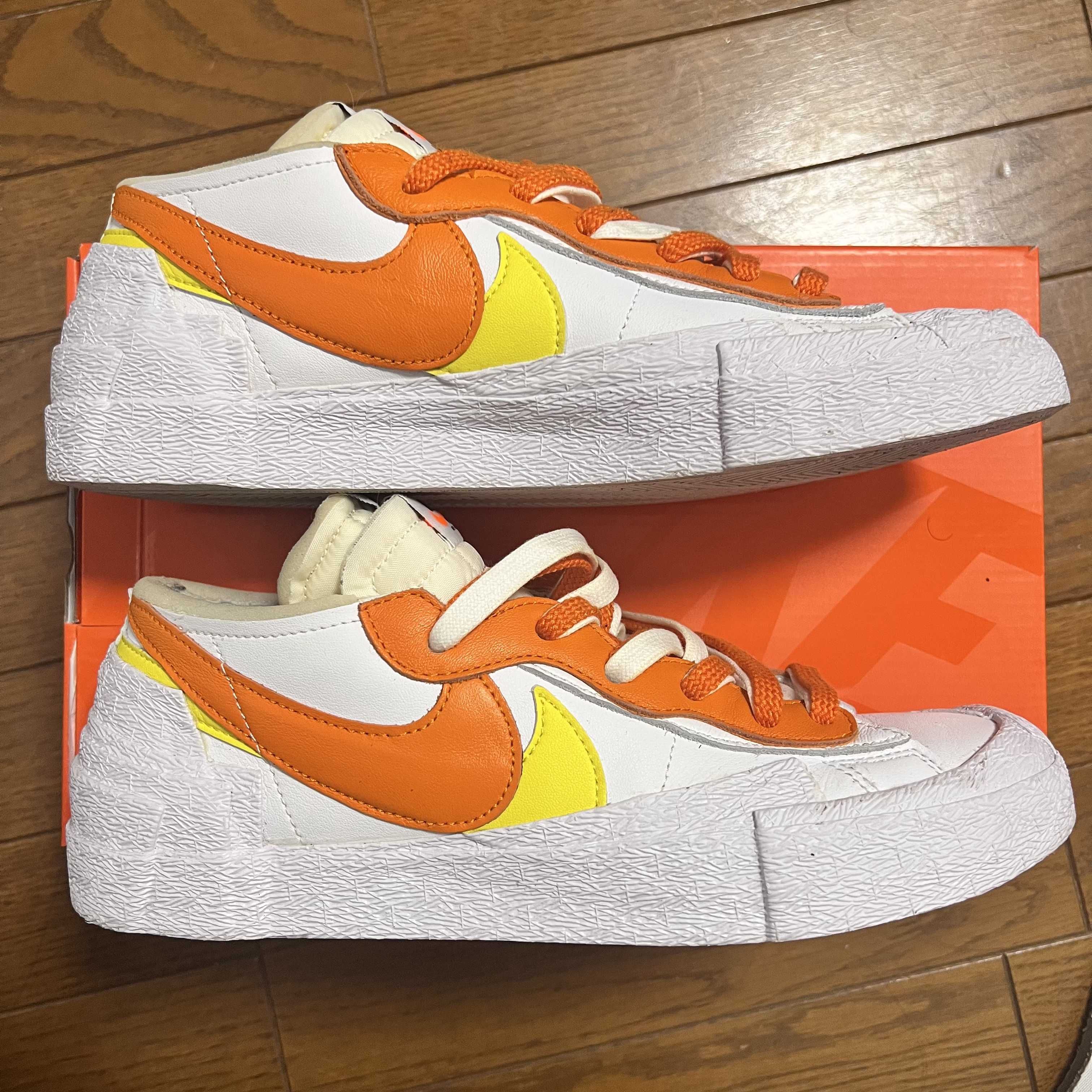 SACAI × NIKE BLAZER LOW "MAGMA ORANGE"