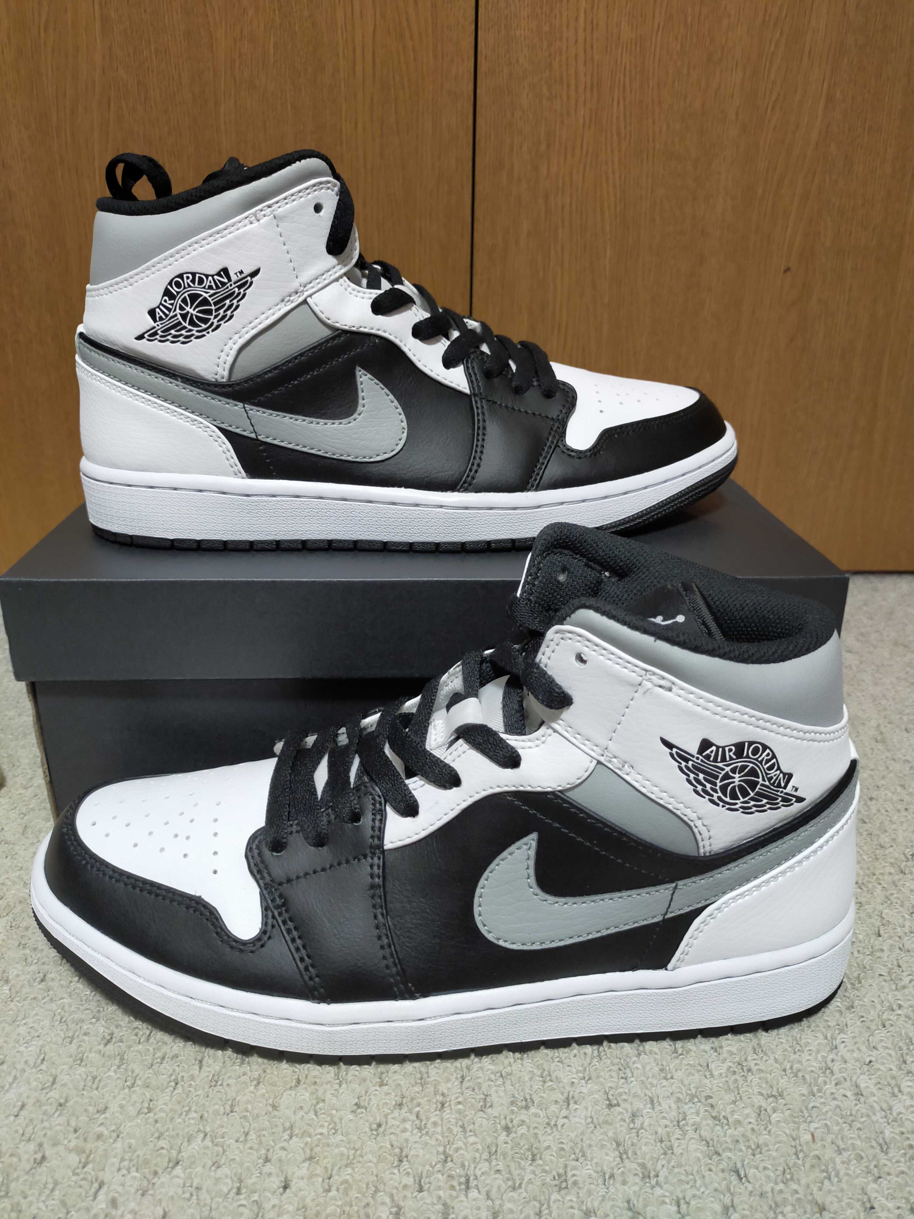 NIKE AIR JORDAN 1 MID "WHITE SHADOW"