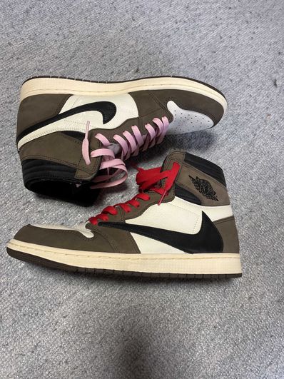 Travis Scott × Nike Air Jordan 1 Retro High OG TS SP "Sail/Dark Mocha"