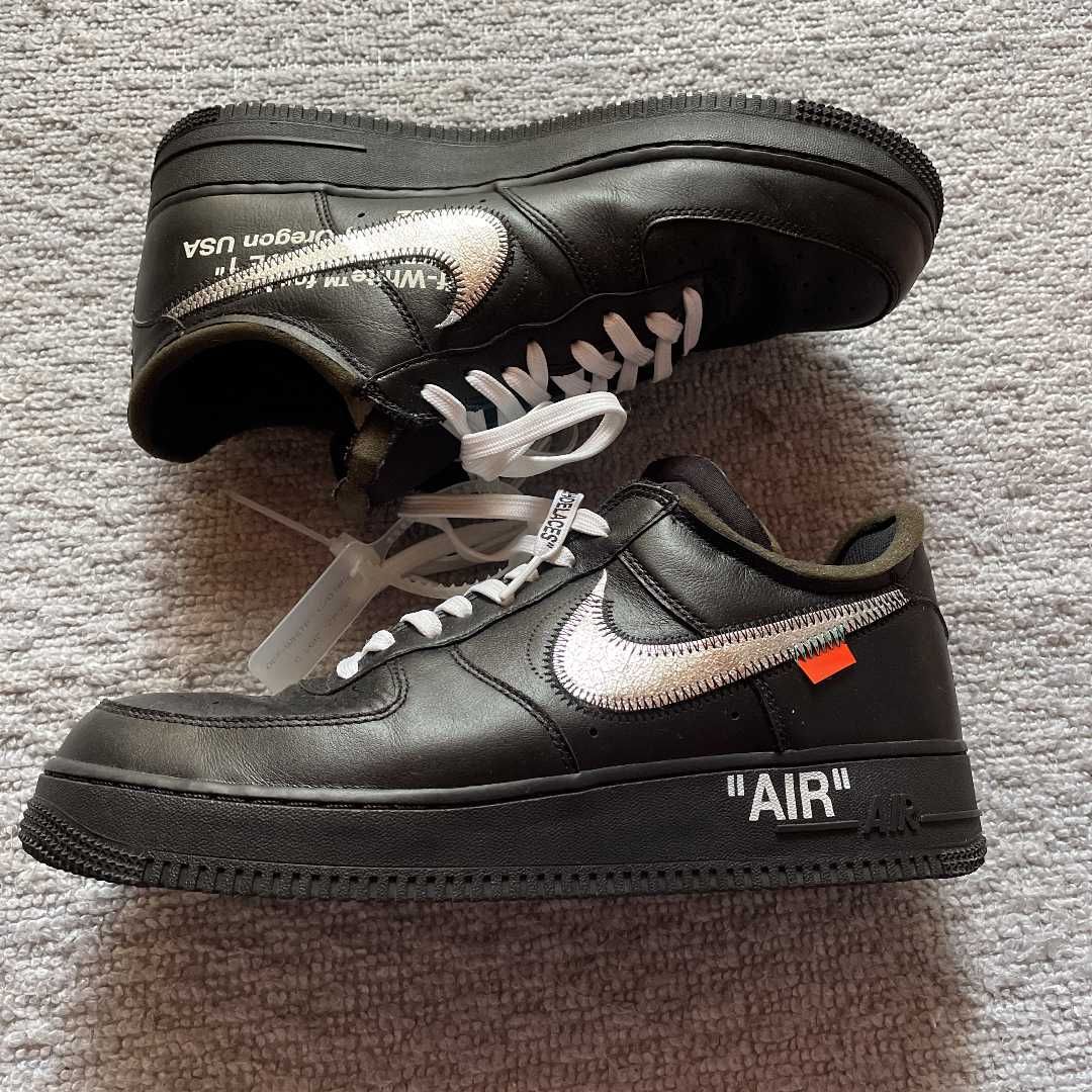 Off-White × Moma × Nike Air Force 1 Low "Black"