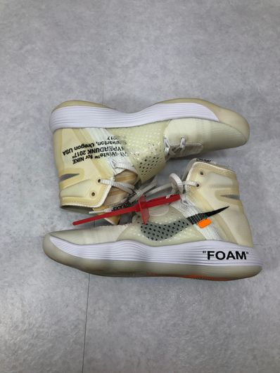 Off-White × Nike React Hyperdunk 2017 Flyknit "The 10/White"