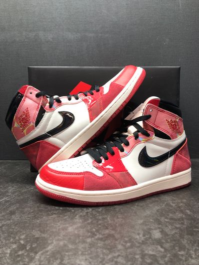 Spider-Man × Nike Air Jordan 1 Retro High OG SP "Spider-Man: Across the Spider-Verse/University Red"