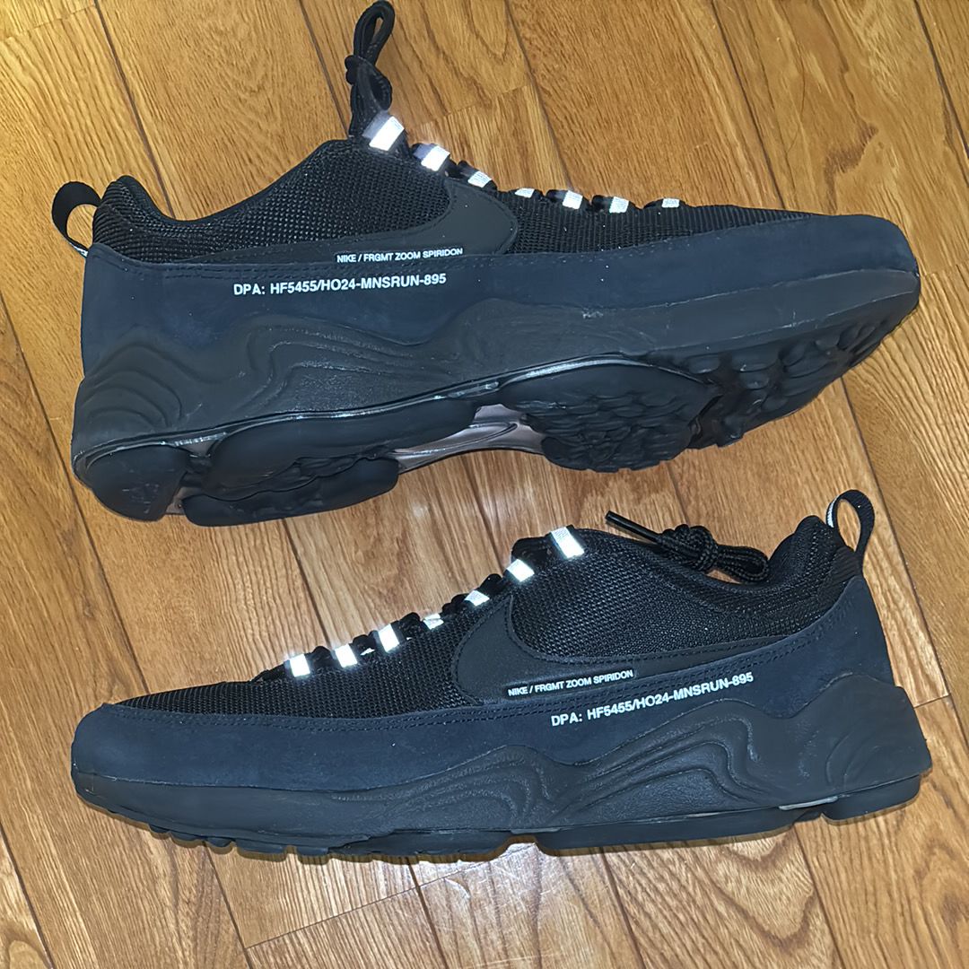Fragment × Nike Air Zoom Spiridon SP "Black"