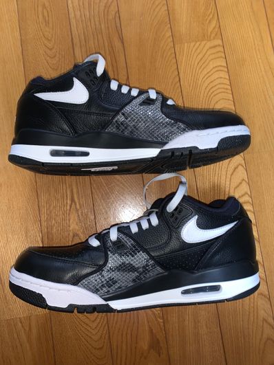 Stussy × Nike Air Flight 89 Low SP "Black/White"