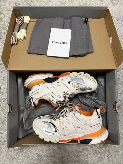 Balenciaga Track Sneaker "White/Orange"