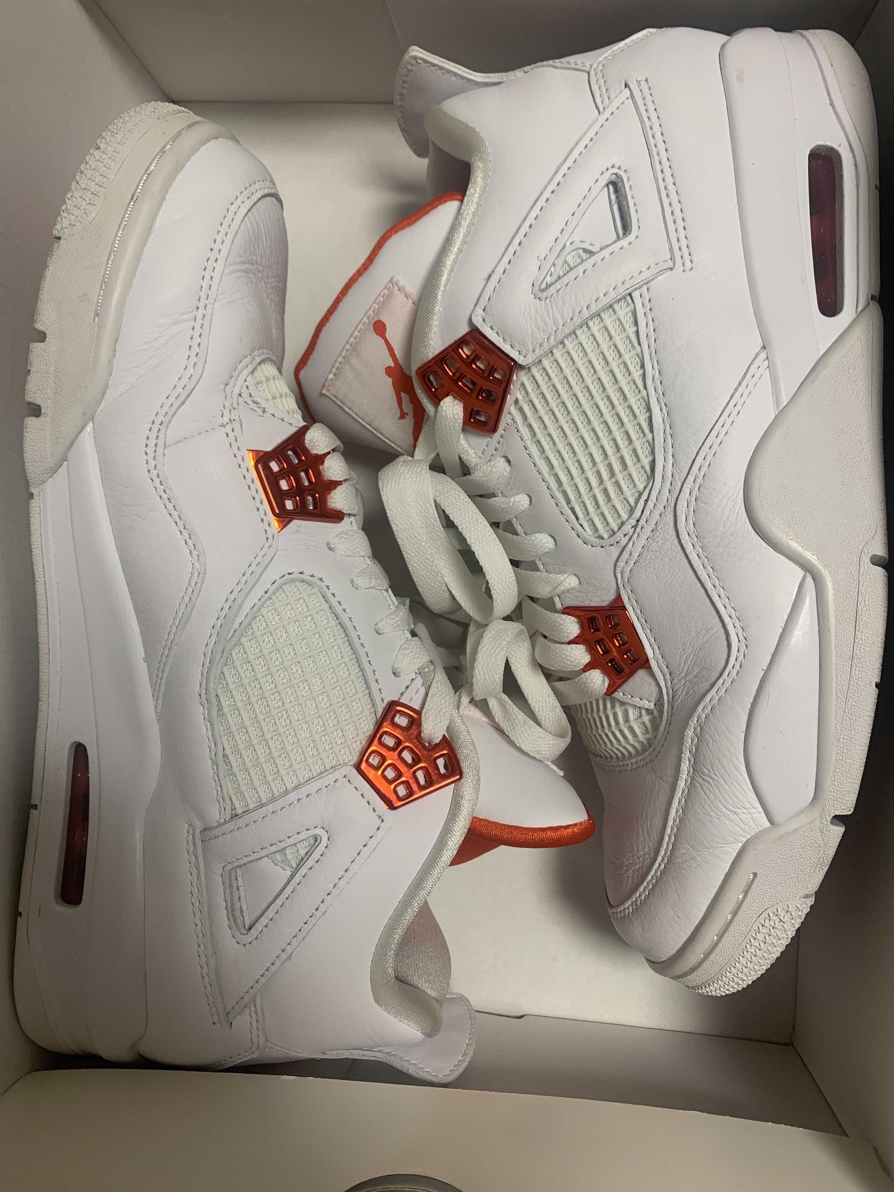 Nike Air Jordan 4 Retro "White/Team Orange"